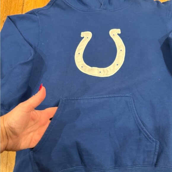 REEBOK NFL Youth Boys Indianapolis Colts Pullover Hoodie (Size: 14/16) - Picture 4 of 9
